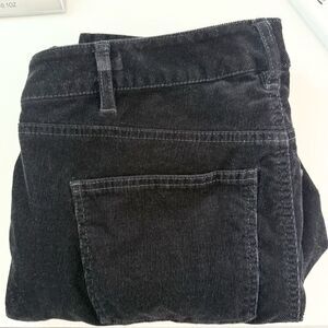 Talbots Flawless Five Pocket Black Corduroy Straight Leg Pants - Women’s US 12P